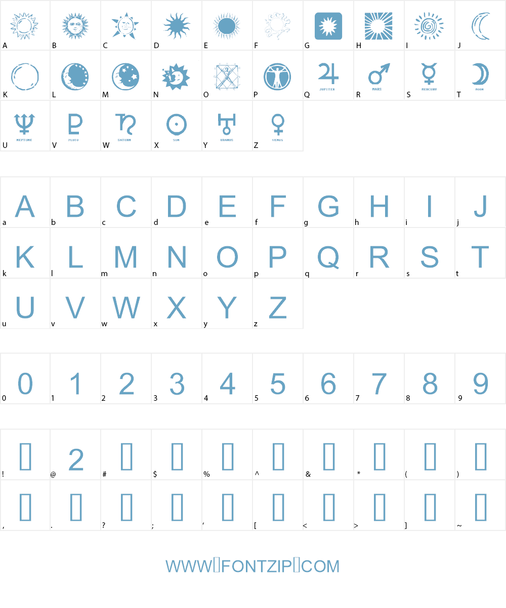 tungfont nature 002 Font Character